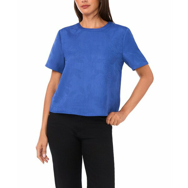 ヴィンスカムート レディース カットソー トップス Women's Short Sleeve Crewneck Top Ultramarine