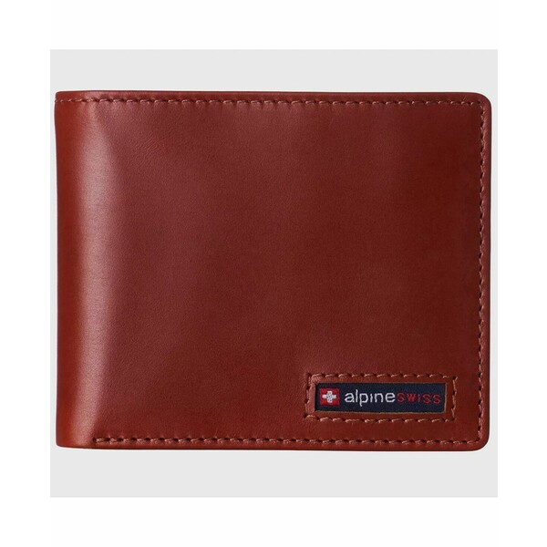 アルパイン スイス メンズ 財布 アクセサリー Mens Commuter RFID Bifold Wallet 2 ID Windows Divided..