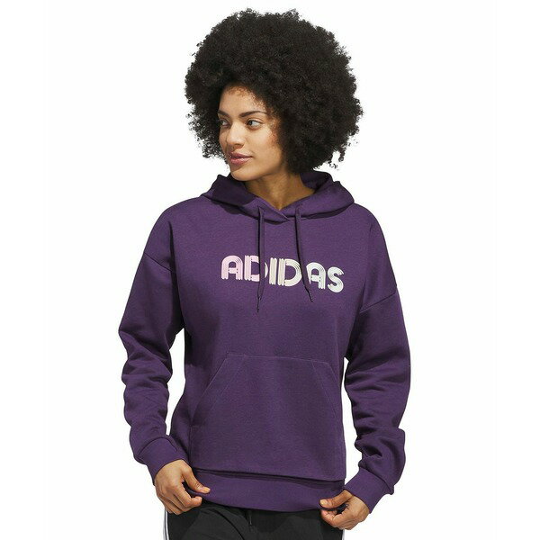 アディダス レディース パーカー・スウェットシャツ アウター Women's Wordmark Graphic Hooded Sweats..