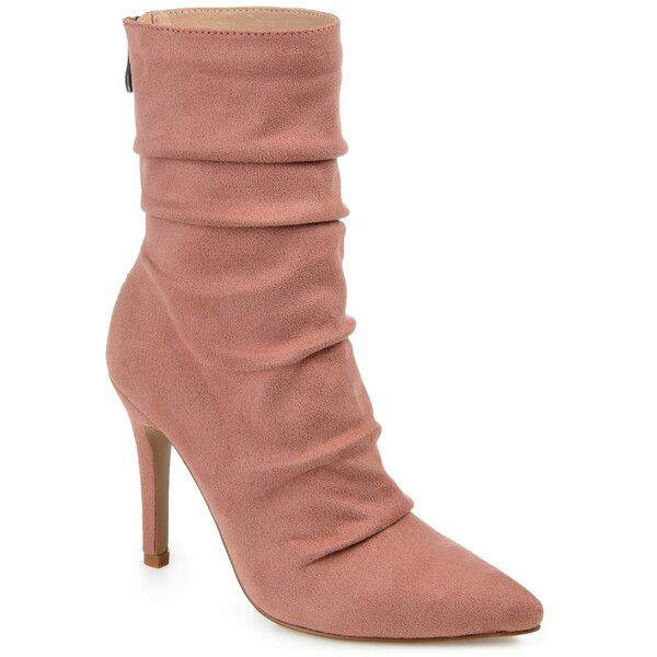 ジャーニーコレクション レディース ブーツ シューズ Women's Markie Rouched Stiletto Dress Booties ..