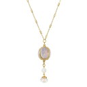2028 レディース ネックレス・チョーカー・ペンダントトップ アクセサリー Opal Spinner Drop Necklace White(4)
