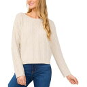 セセ レディース ニット&セーター アウター Women's Embellished Cable-Knit Pullover Sweater Antique W...