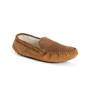 ムクルクス メンズ サンダル シューズ Men's Everett Moccasin Slippers, Ebony, 11 Camel