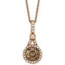 ルヴァン レディース ネックレス・チョーカー・ペンダントトップ アクセサリー Chocolate Diamond (5/8 ct. t.w.) & Vanill...