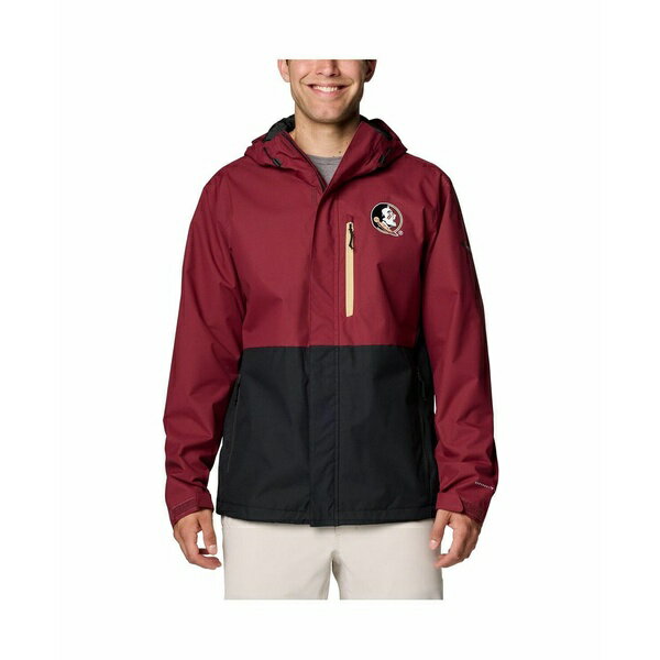 コロンビア メンズ ジャケット＆ブルゾン アウター Men's Garnet Florida State Seminoles Field Bound Omni-Tech Full-Zip Jacket Garnet