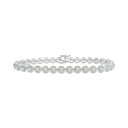 ラップド イン ラブ レディース ブレスレット・バングル・アンクレット アクセサリー Diamond Halo Tennis Bracelet (3 ct. t...