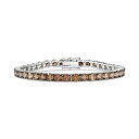 ルヴァン レディース ブレスレット・バングル・アンクレット アクセサリー Red Carpet Chocolate Ombr Diamond Tennis Br...