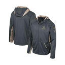 コロシアム メンズ パーカー・スウェットシャツ アウター Men's Charcoal West Virginia Mountaineers OHT Military-Inspired Appreciation Camo Raglan Full-Zip Hoodie Charcoal(4)