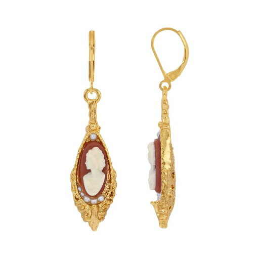 2028 レディース ピアス&イヤリング アクセサリー 14K Gold-tone Carnelian Cameo Drop Earrings Carnelian 2028 レディース ピアス&イヤリング アクセサリー 14K Gold-tone Carnelian Cameo Drop Earrings Carnelian