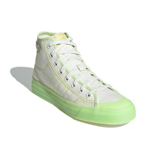 adidas アディダス メンズ スニーカー 【adidas Nizza Hi Rf 'Cream Yellowgreen' GX2706】 サイズ US_7(25.0cm)