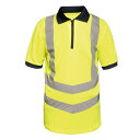 【送料無料】 レガッタ メンズ Tシャツ トップス Hi Vis Pro Workwear Polo Shirt Yellow/Navy