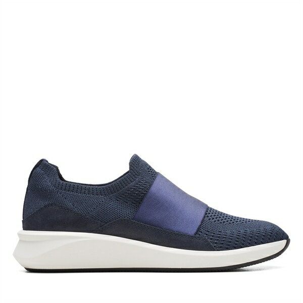 【送料無料】 クラークス レディース スニーカー シューズ Clarks Un Rio Knit Ld09 Navy Combi