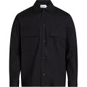 カルバン・クライン 【送料無料】 カルバンクライン メンズ シャツ トップス POPLIN STRETCH BOXY SHIRT Black BEH