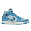 Jordan ジョーダン レディース スニーカー 【Jordan 1 Mid SE Ice Blue (Women's)】 サイズ US_9.5(26.5cm) Ice Blue/Black/Sail/Dark Powder Blue(4)