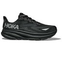 Hoka One One ホカオネオネ レディース スニーカー 【Hoka One One Clifton 9 Gore-Tex Black Black (Wo...