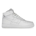 Nike ナイキ レディース スニーカー 【Nike Air Force 1 High Triple White (Women's)】 サイズ US_5(22....