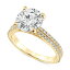 Хå꡼ߥ奫   ꡼ Certified Lab Grown Diamond Engagement Ring (3-3/8 ct. t.w.) in 14k Gold Yellow Gold