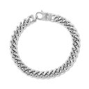 GtB[ RNV fB[X uXbgEoOEANbg ANZT[ EFFY&reg; Men's Curb Link Chain Bracelet in Sterling Silver Sterling Silver