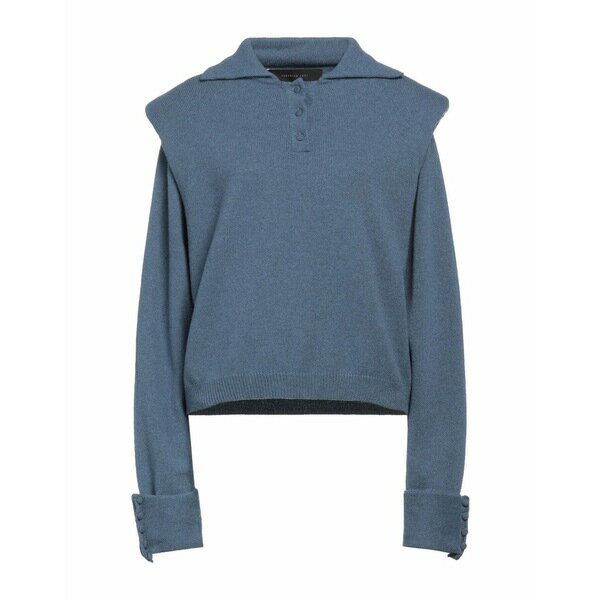 【送料無料】 フェデリカ・トシ レディース ニット&セーター アウター Sweaters Slate blue