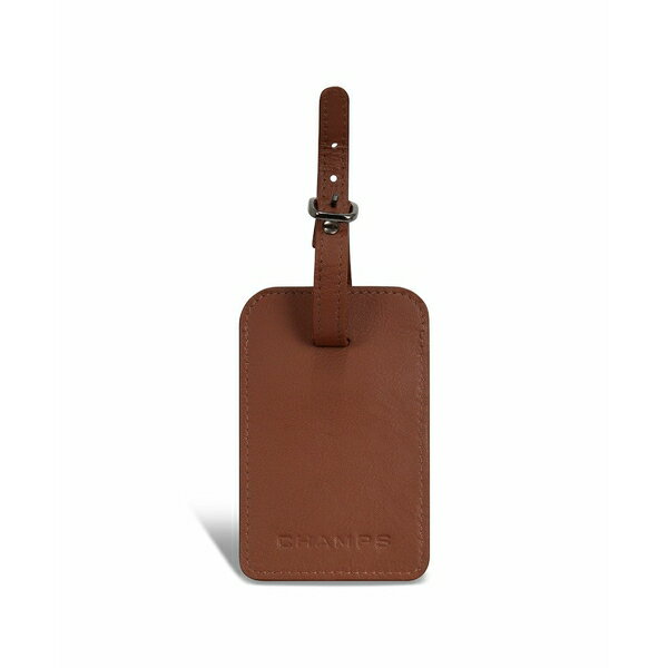 チャンプス メンズ 財布 アクセサリー Men's Onyx Collection Leather Luggage Tags Brown