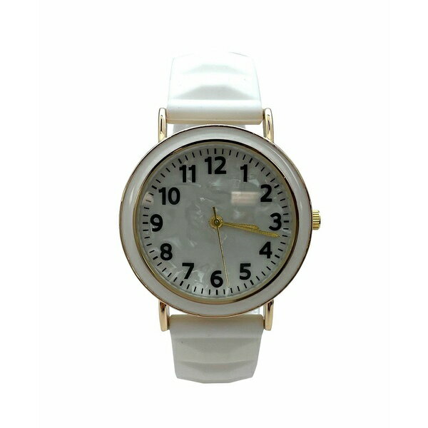 オリビアプラット レディース 腕時計 アクセサリー Solid Vibrant Color Everyday Silicone Women Watch, White White