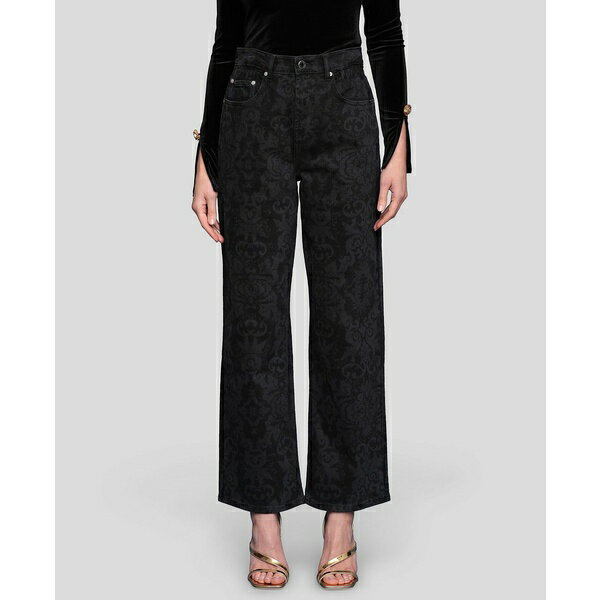 アベックレフィレ レディース デニムパンツ ボトムス Women's High-Rise Elastic Cinched Jeans Venetian Paisley(4)