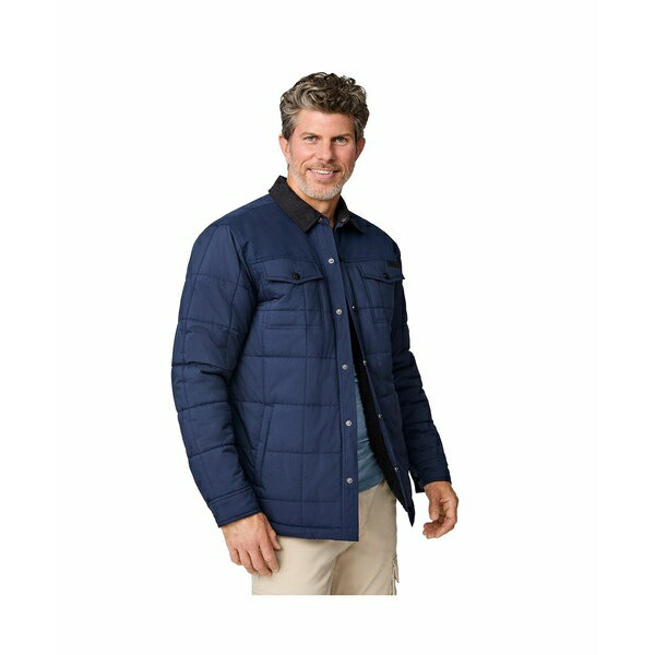 フリー カントリー メンズ ジャケット＆ブルゾン アウター Men's Ridge View Shirt Jacket Navy