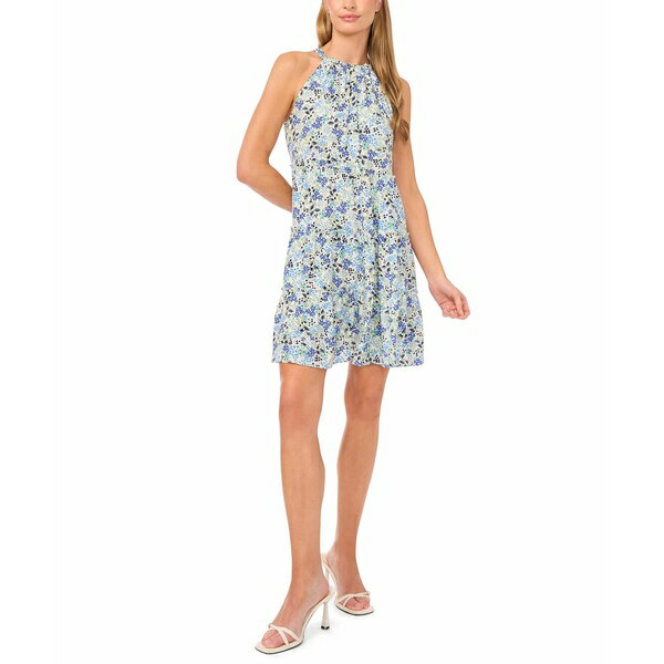 セセ レディース ワンピース トップス Women's Tiered Halter Dress New Ivory