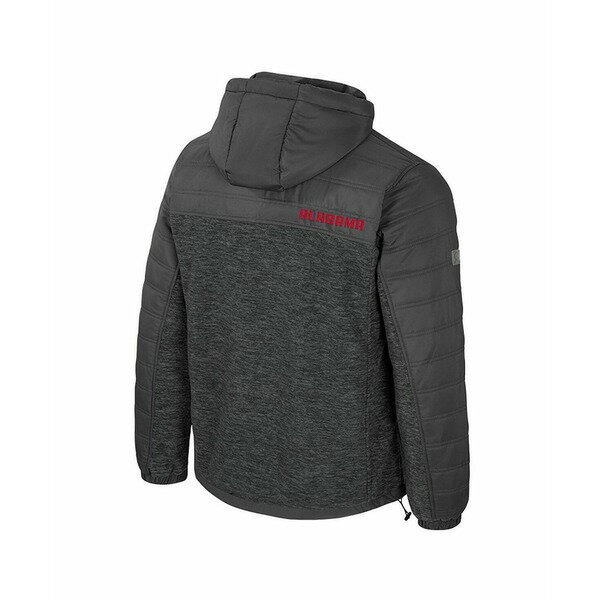 コロシアム メンズ ジャケット＆ブルゾン アウター Men's Charcoal Alabama Crimson Tide Nightman Full-Zip Hoodie Puffer Jacket Charcoal