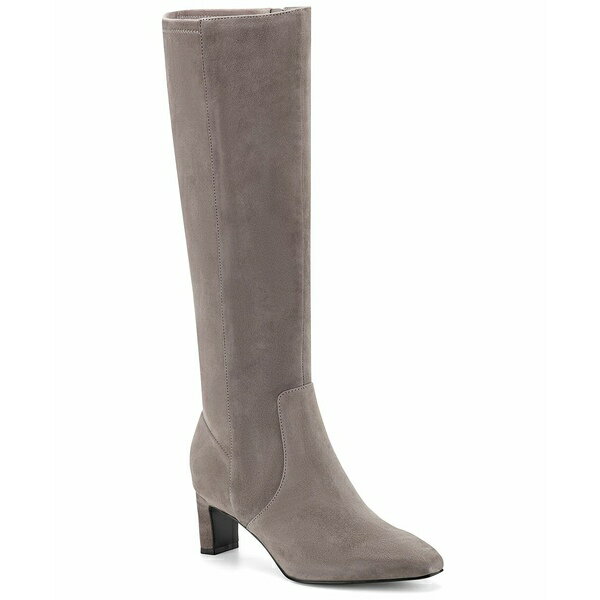 ロックポート レディース ブーツ シューズ Women's Mabel Suede Dress Boots Gray Suede