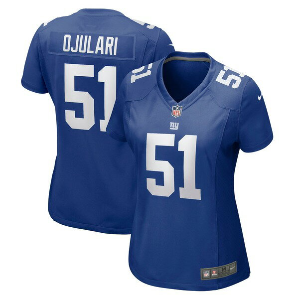 ナイキ レディース ユニフォーム トップス Azeez Ojulari New York Giants Nike Women's Game Player Jersey Royal