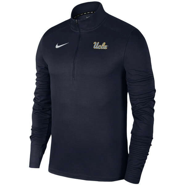 ナイキ メンズ ジャケット＆ブルゾン アウター UCLA Bruins Nike Pacer QuarterZip Pullover Jacket Navy