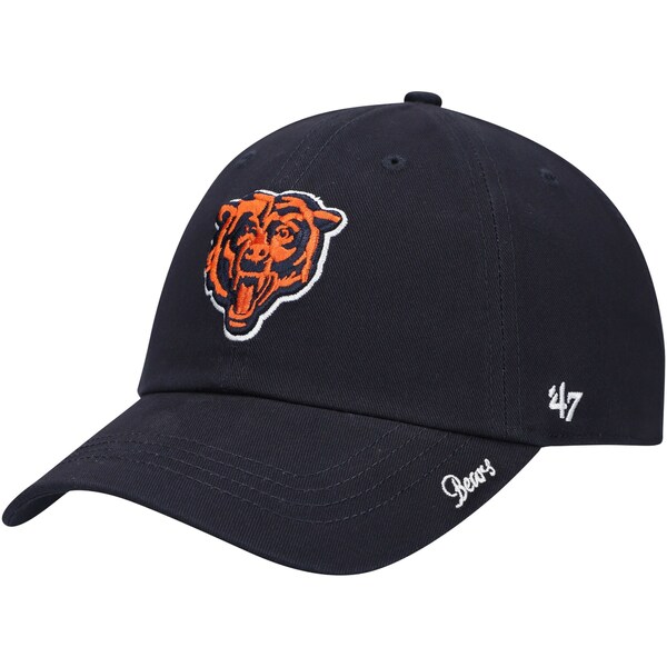 フォーティーセブン レディース 帽子 アクセサリー Chicago Bears '47 Women's Miata Clean Up Legacy Adjustable Hat Navy