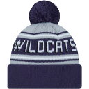 ニューエラ メンズ 帽子 アクセサリー New Era Men's Villanova Wildcats Navy Pom Wordmark Beanie -