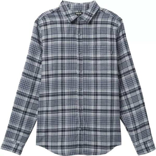 ハーレー メンズ シャツ トップス Hurley Men's Portland Flannel Long Sleeve Shirt Obsidian Mist ハーレー メンズ シャツ トップス Hurley Men's Portland Flannel Long Sleeve Shirt Obsidian Mist