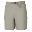 フック メンズ ハーフ&ショーツ ボトムス HUK Men's Creek Bed Cargo Chino Shorts Khaki