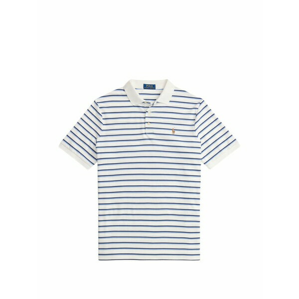 ラルフローレン メンズ ポロシャツ トップス Striped logo polo shirt White