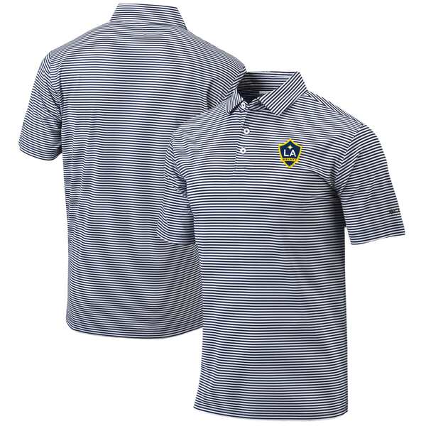 コロンビア メンズ ポロシャツ トップス LA Galaxy Columbia OmniWick Club Invite Polo Navy