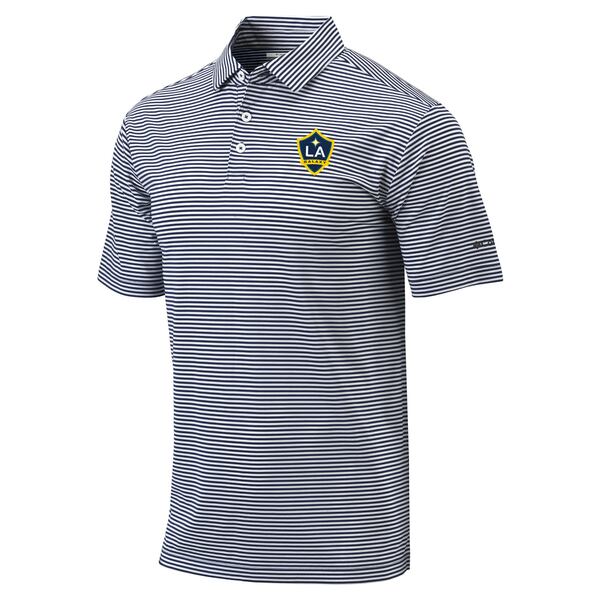 コロンビア メンズ ポロシャツ トップス LA Galaxy Columbia OmniWick Club Invite Polo Navy