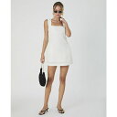フレンチコネクション レディース ワンピース トップス Women's Birdie Square-Neck Dress Summer White