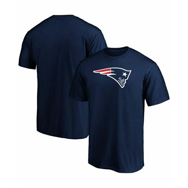 ファナティクス メンズ シャツ トップス Men's Navy New England Patriots Primary Logo Team T-shirt Navy