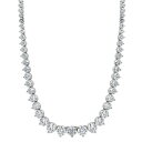 バッジェリーミシュカ レディース ネックレス・チョーカー・ペンダントトップ アクセサリー Lab Grown Diamond Graduated 16-1/2