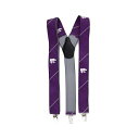 エーグルウィング メンズ ベルト アクセサリー Men's Purple Kansas State Wildcats Suspenders Purple