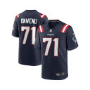 ナイキ メンズ シャツ トップス Men's Mike Onwenu Navy New England Patriots Team Game Jersey Navy(4)