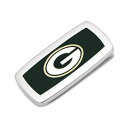 カフリンクス メンズ 財布 アクセサリー NFL Green Bay Packers Cushion Money Clip Green(4)
