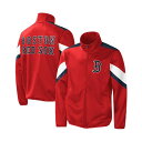 カールバンクス メンズ ジャケット&ブルゾン アウター Men's Red Boston Red Sox Earned Run Full-Zip Jacket Red