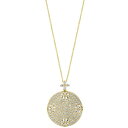 エフィー コレクション レディース ネックレス・チョーカー・ペンダントトップ アクセサリー EFFY Diamond Flower Pav Disc 18