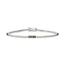 ルヴァン レディース ブレスレット・バングル・アンクレット アクセサリー Nude Diamond & Chocolate Diamond Station Te...