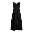 【送料無料】 ナインティーン セブンティ レディース ワンピース トップス Midi dresses Black