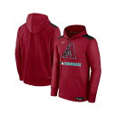 ナイキ メンズ パーカー・スウェットシャツ アウター Men's Red Arizona Diamondbacks Authentic Collection Performance Pullover Hoodie Red